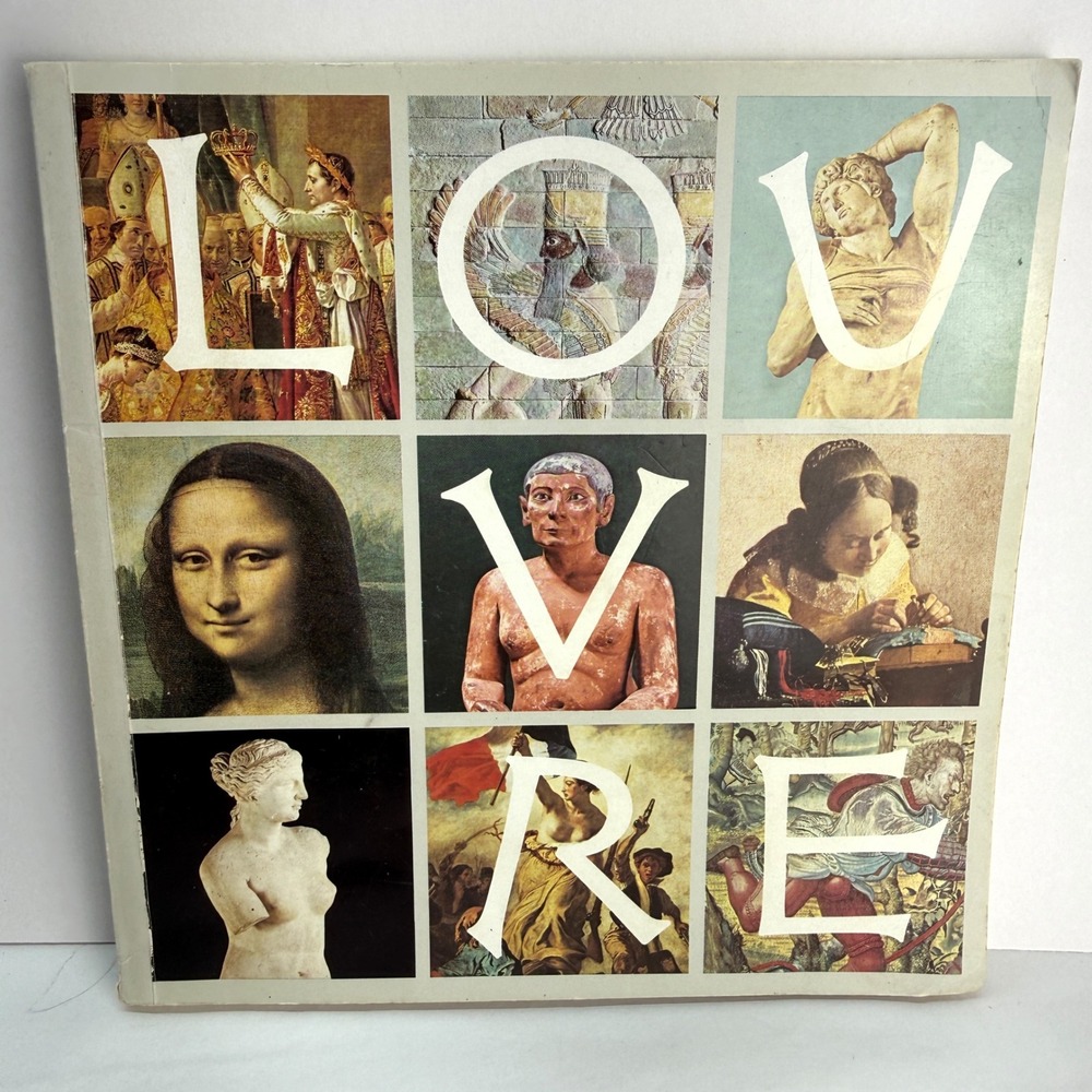 Vintage Louvre Museum Paris Art Book Souvenir Editions Reunion Musees Nationaux